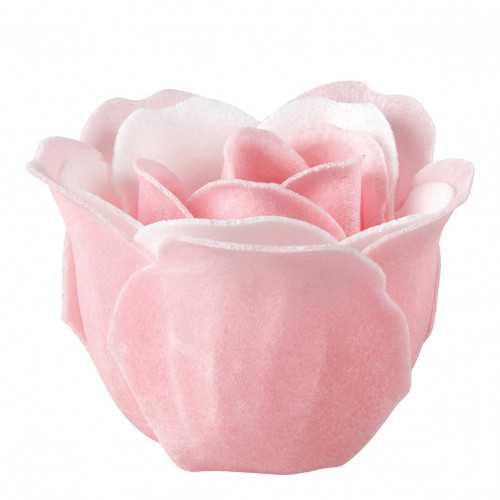 Set of 12 roses in pink and white soap sheets - Rose scent