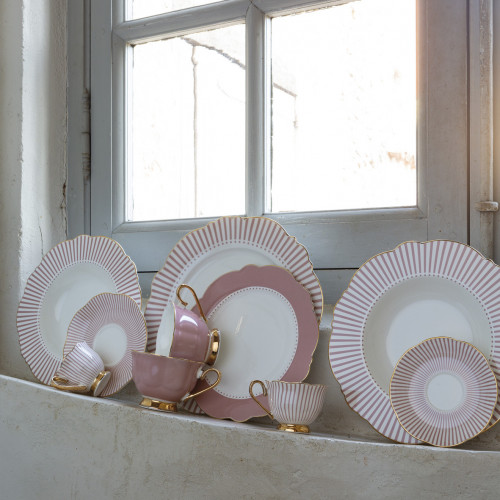 Plato llano Madame de Récamier - Rosa