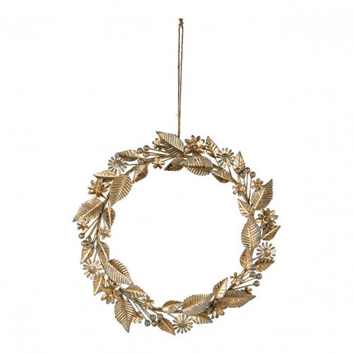 Round gold metal crown - Large model
