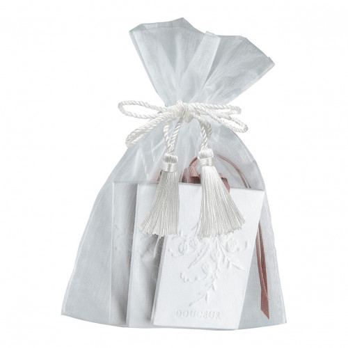 Pochon de 3 décors parfumés Petits Mots - Fleur de Thé