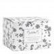 Porta-velas litofania Arabescos em biscoito de porcelana