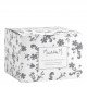 Porta-velas litofania Arabescos em biscoito de porcelana