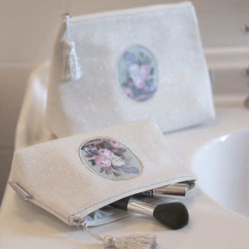 Trousse de toilette Fleurs d'Astrée - Grand modèle