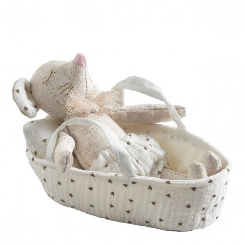 Little Mouse Leo and his moses basket