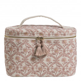 Beauty Case Entrelacs Fleuri