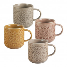 Set de 4 mugs Bella Terra