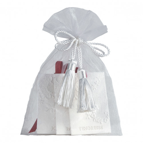 Sacchettino con 3 decorazioni profumate Petits Mots - Sublime Jasmin