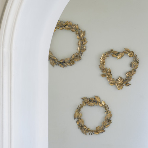 Round gold metal crown - Large model Round gold metal crown - Large model