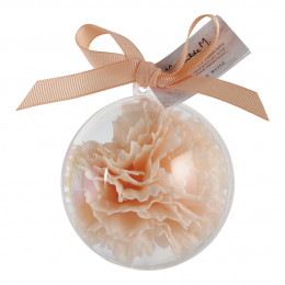 Nude scented carnation soap ball - Rose scent