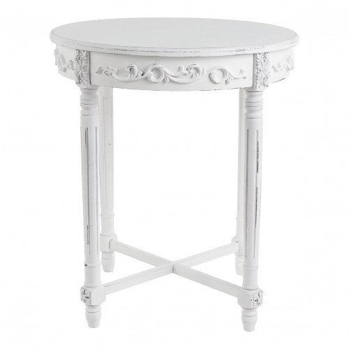 Mesa de canto Rosalie branca