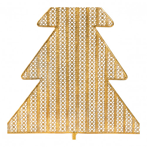 Árbol de metal dorado decorativo - Modelo pequeño
