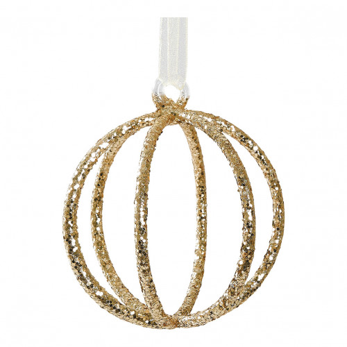 Set of 3 glittery spheres