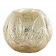 Empreintes mercury glass tealight holder