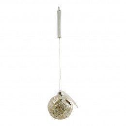 Bola espelhada luminosa para pendurar