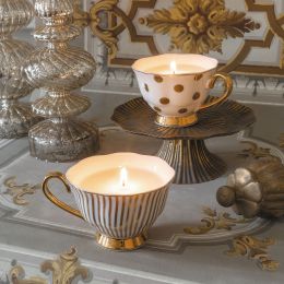Set de 2 bougies parfumées Madame de Récamier dorées - Marquise