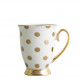 Madame de Récamier Mug - Golden Polka Dots