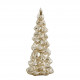 Golden mercury glass light-up Christmas tree - Large model