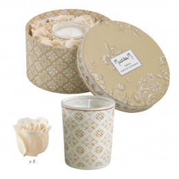 Scented Candle and Soap Roses Gift Set Escale à Sintra - Fleur de Mandarine