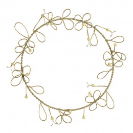 Coroa de Pérolas - 30 cm