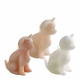 Set of 6 decorative scented Cat candles
