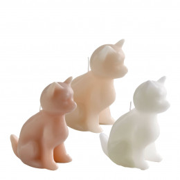 Set of 6 decorative scented Cat candles