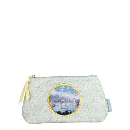 Trousse de toilette tissu Médaillon Îles Marquises - Petit modèle