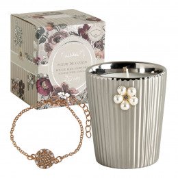 Exquisite Celebrations Jewel Scented Candle 260 g - Fleur de Coton