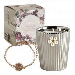 Candela Gioiello profumata Célébrations Exquises 260 g - Rose Élixir