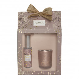 Set de vela y spray ambiental Fêtes Enchantées - Orange Étoilée