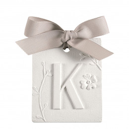 Décor parfumé lettre K - Fleur de Coton