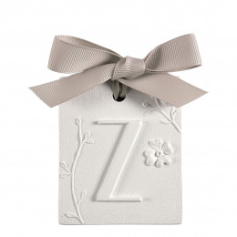 Décor parfumé lettre Z - Fleur de Coton