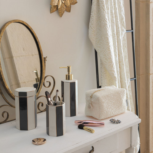 Distributeur de savon Madame de Récamier en céramique - Gris