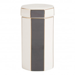 Madame de Récamier Cotton Jar - Grey
