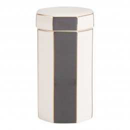 Madame de Récamier Cotton Jar - Grey
