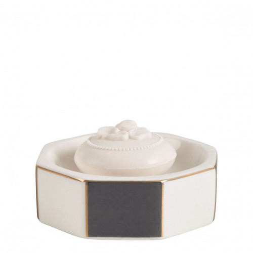 Porte-savon Madame de Récamier en céramique - Gris