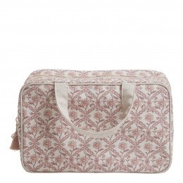 Large double vanity case Entrelacs Fleuri