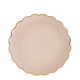 Marguerite Dessert Plate - Pink