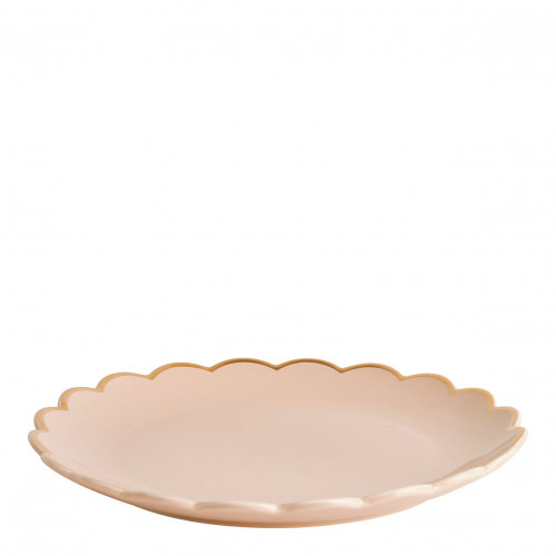 Assiette à dessert Marguerite - Rose