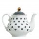 Madame de Récamier Teapot and 2 Tea Cups Set - Grey