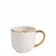 Marguerite Coffee Cup - White