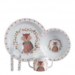 My first Little Fox mealtime set