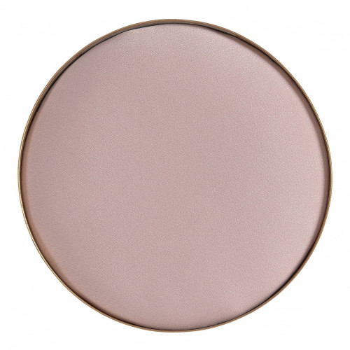 Plateau rond tapissier pour décor parfumé - Rose