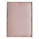 Tabuleiro retangular estofado para decoração perfumada - Rosa
