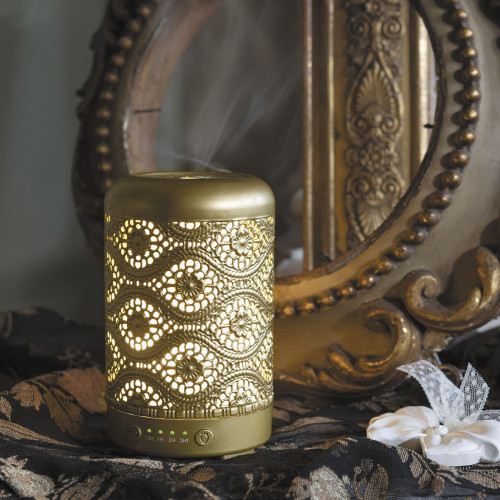 Diffuseur électrique de brume parfumée De Fleurs et d'Or 100 ml Diffuseur électrique de brume parfumée De Fleurs et d'Or 100 ml