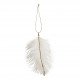 Set of 6 decorative hanging feathers