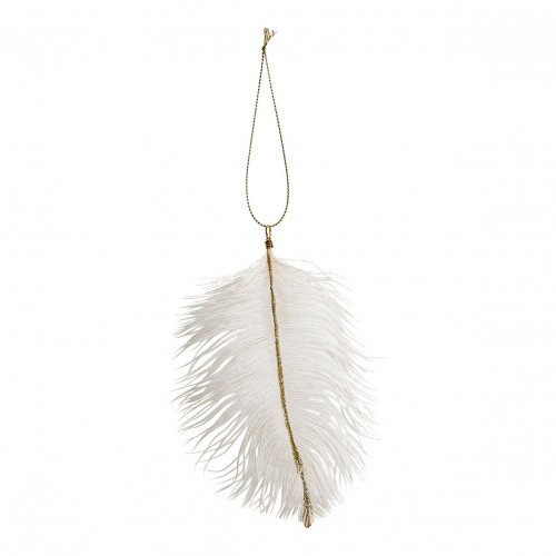 Set of 6 decorative hanging feathers