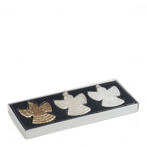Coffret de 3 anges à suspendre