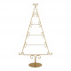 Golden metal decorative Christmas tree