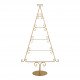 Golden metal decorative Christmas tree