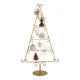 Golden metal decorative Christmas tree